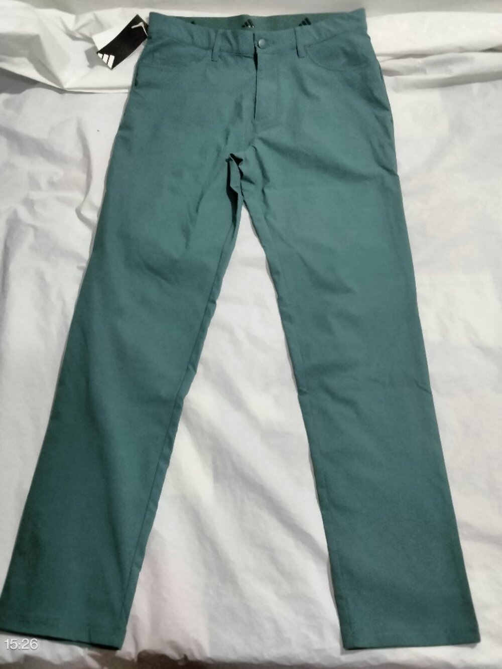 Adidas Ultimate365 5-Pocket Golf Pants Mens 30x32 Teal Preloved Teal JY1930 $100